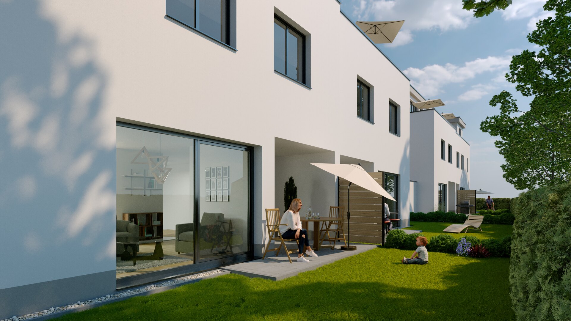 Heinrich-Hertz-Str 25 Ginsheim — Gartenansicht